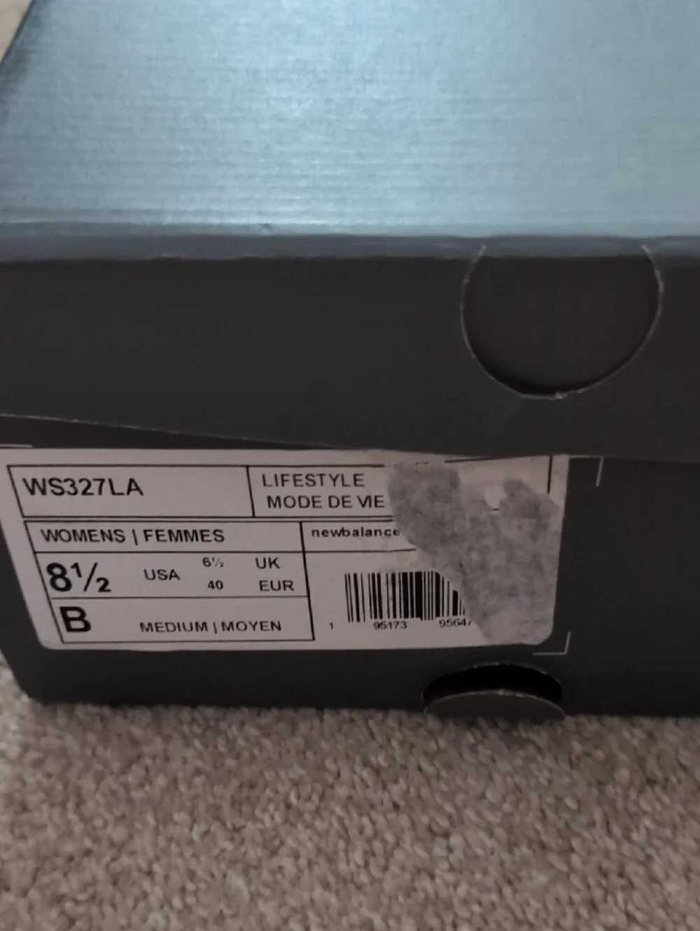 New Balance WS327LA  White /Moonbeam Gum Women's Comfort Athletic Shoes